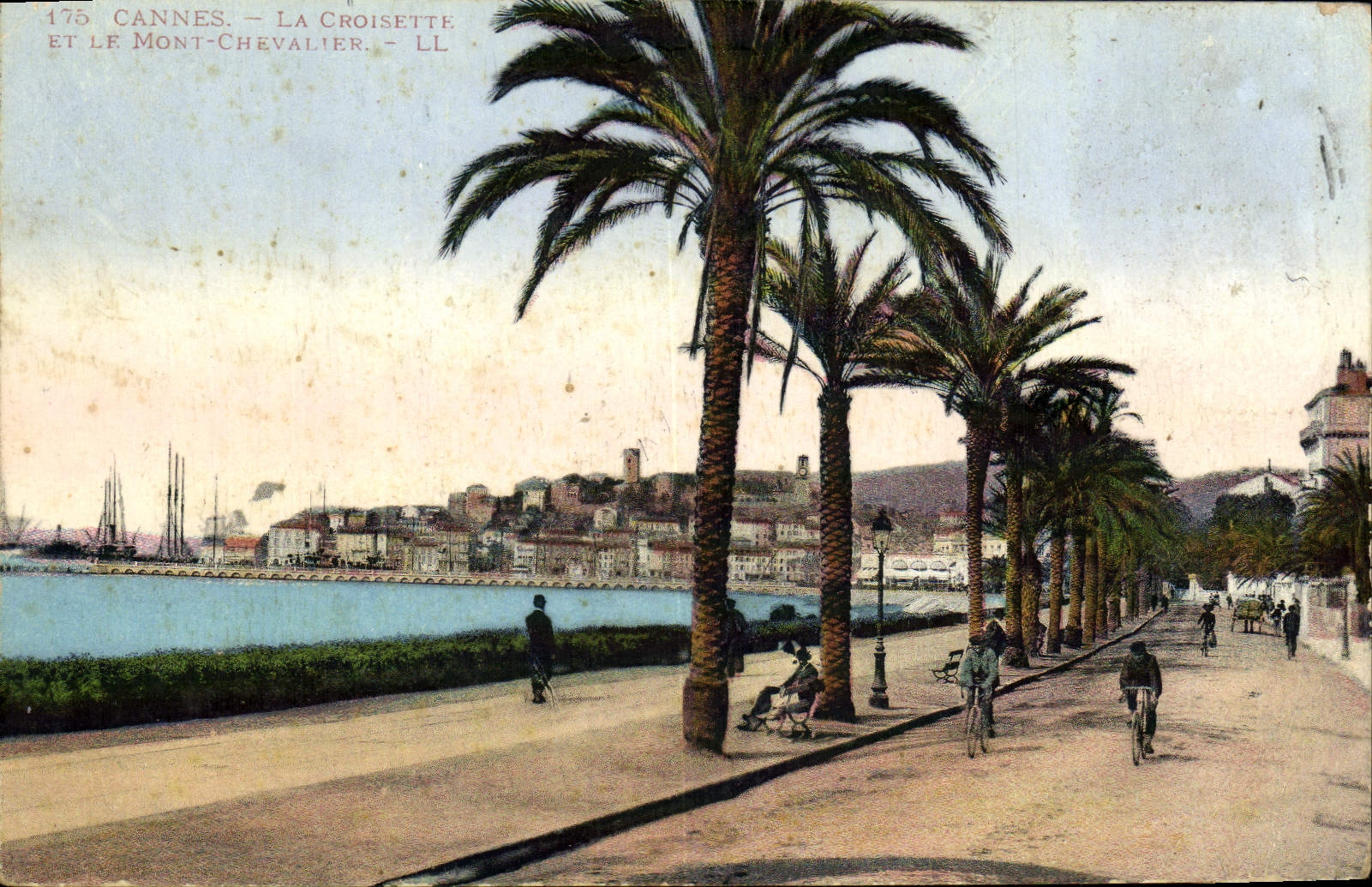 CPA Cannes La Croisette Et Le Mont Chevalier