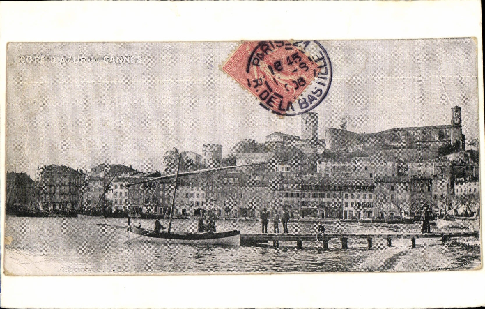 CPA Cannes Bateau
