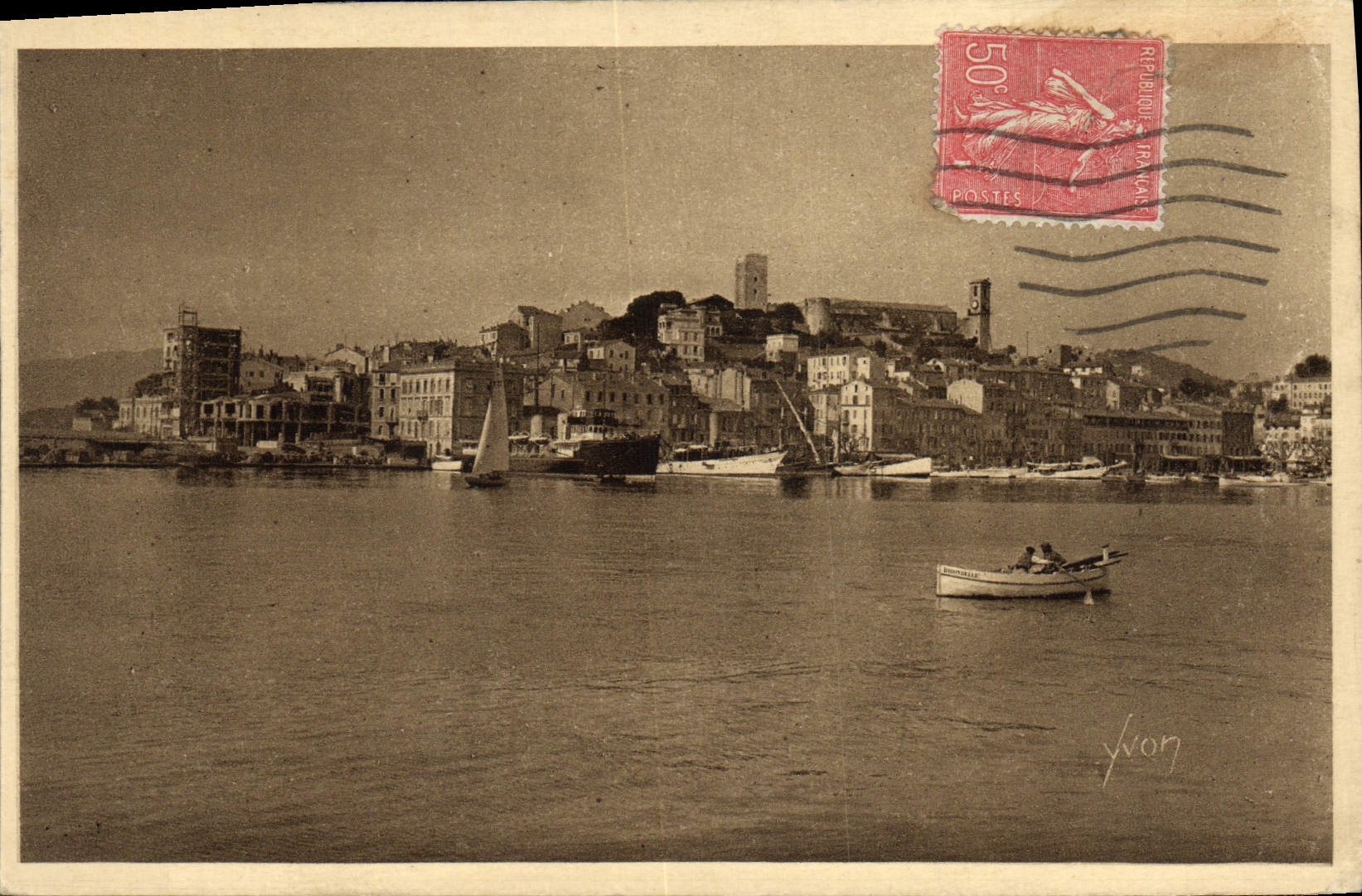 CPA Cannes La Tour Du Mont Chevalier