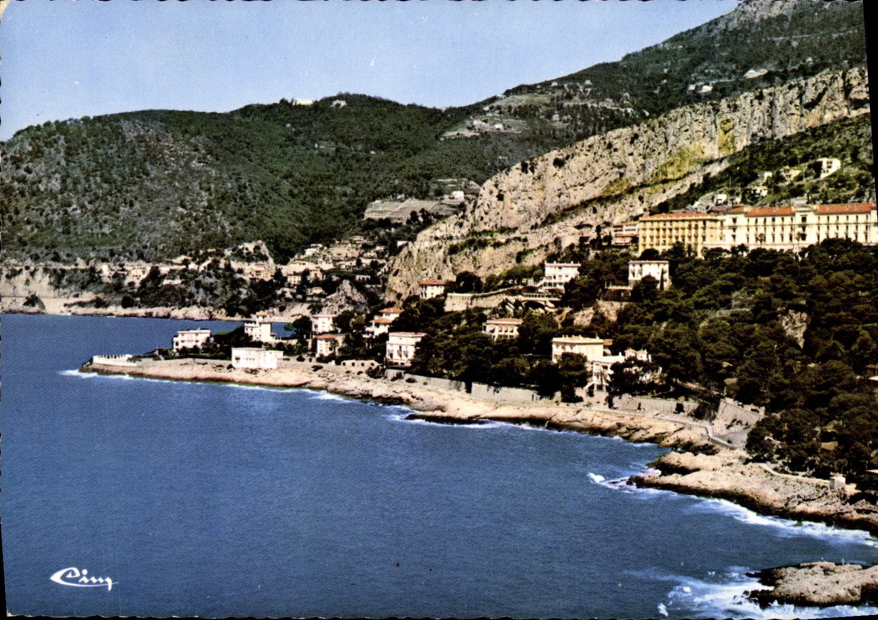 MODERN CARD Cape d' Ail View air on the beautiful Sites of the Cape d' Ail