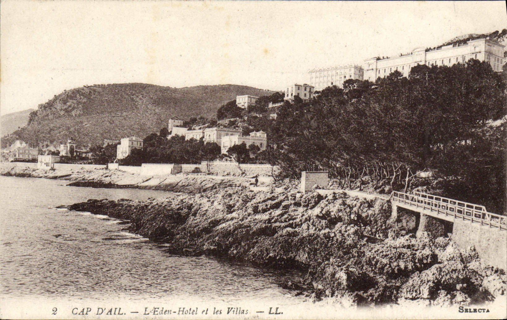 CPA Cap d'Ail L'Eden Hotel et les Vilias 