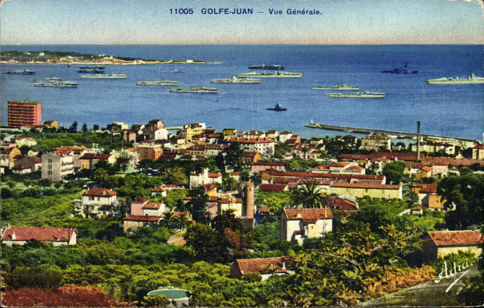 CPA Goulfe Juan Vue Generale 