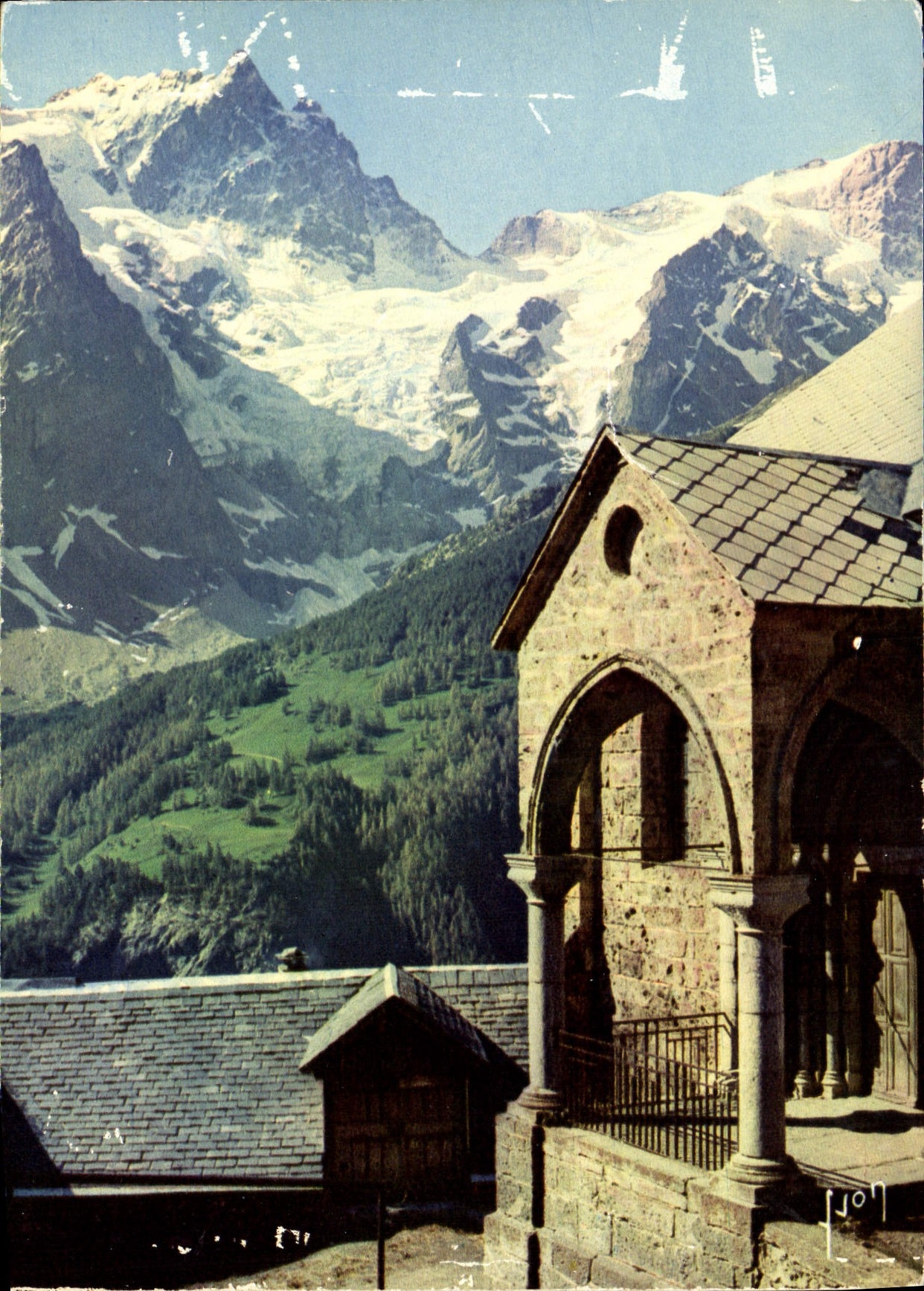 CPM La Meije vue du Village des Terrasses