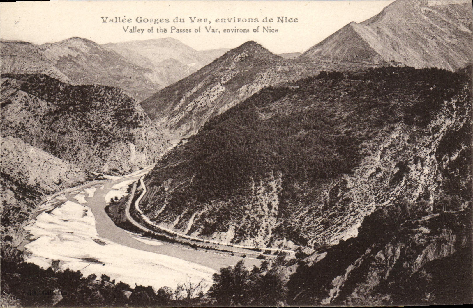 CPA Vallee Gorges du Var environs de Nice