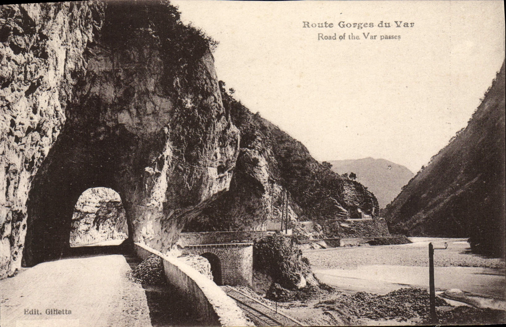 CPA Route Gorges du Var