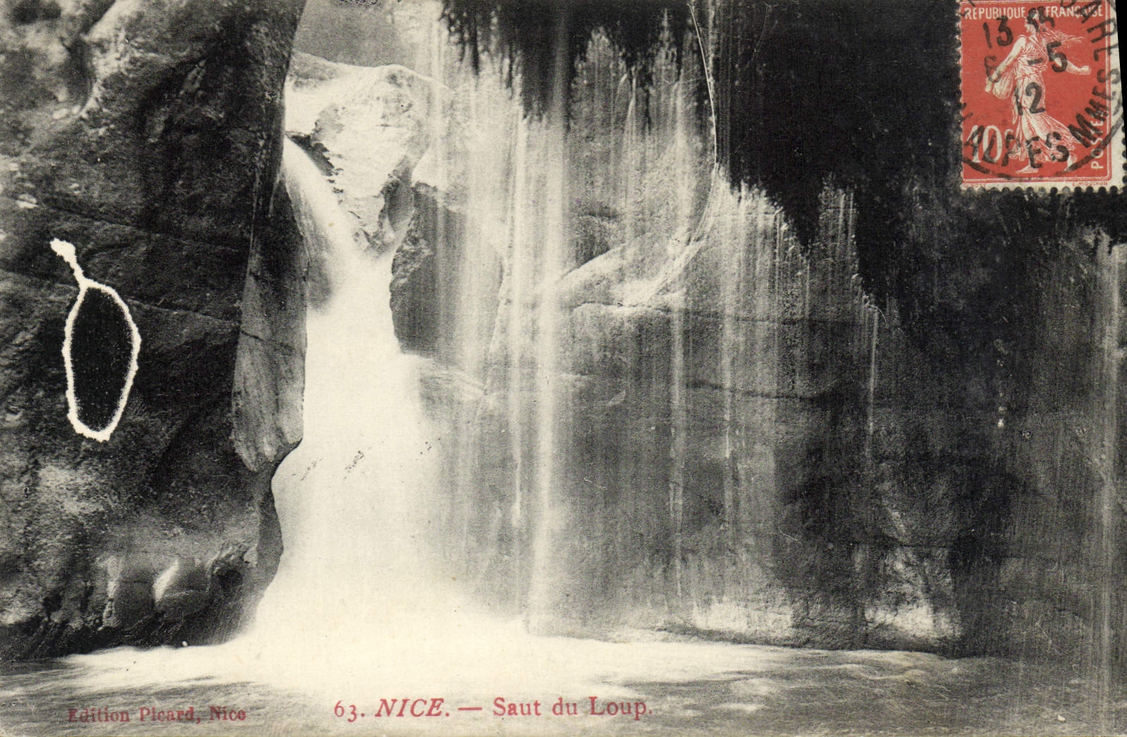 CPA Nice Saut du Loup