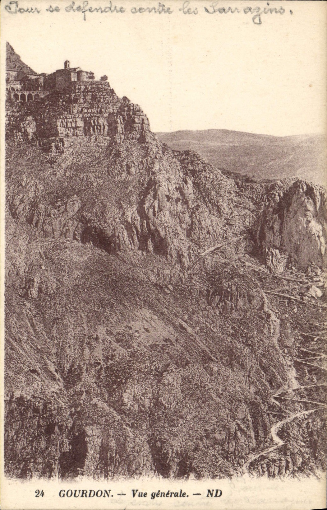 CPA Gourdon Vue generale 