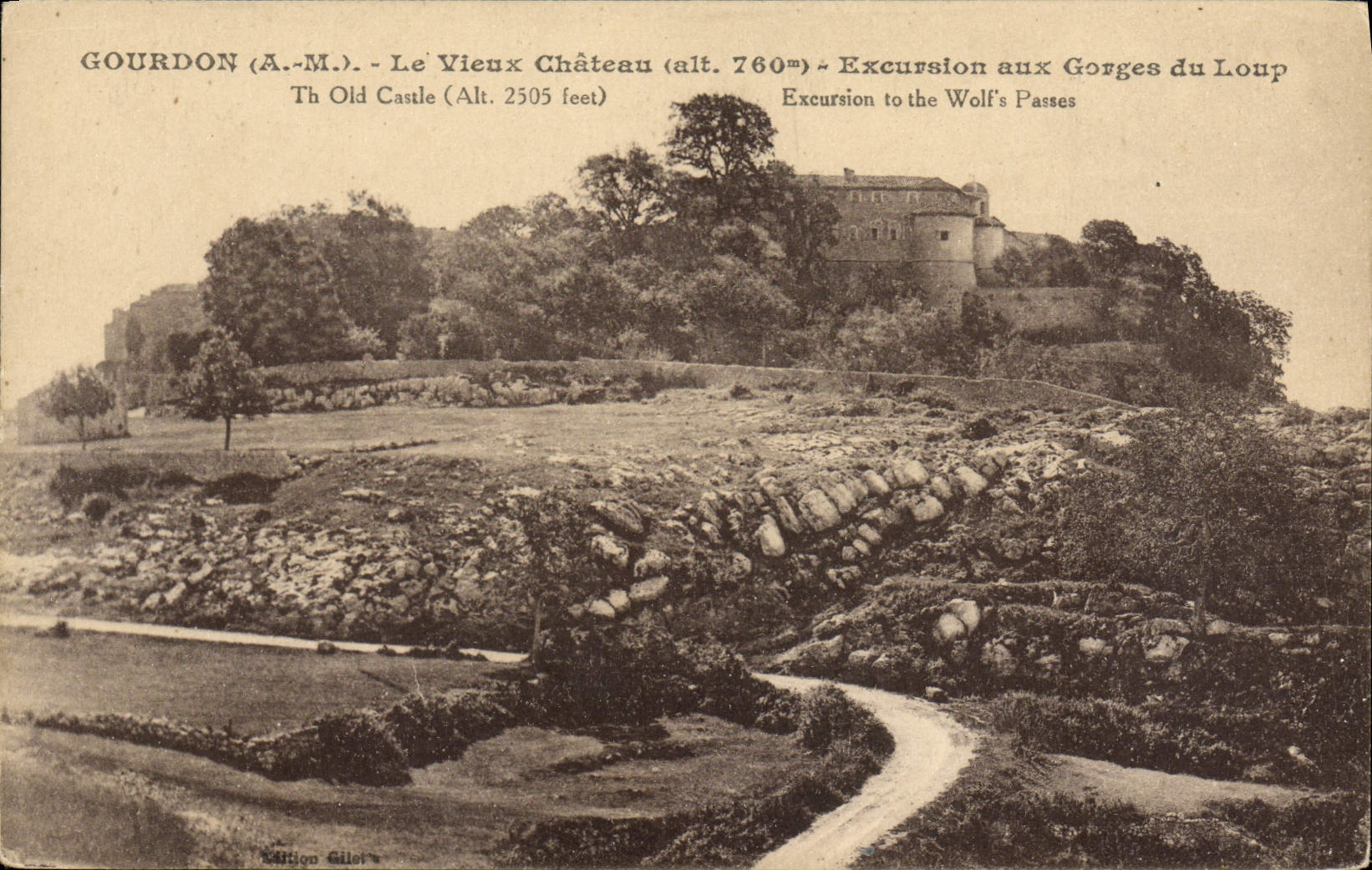 CPA Gourdon Le Vieux Chateau Excursion aux gorges du loup