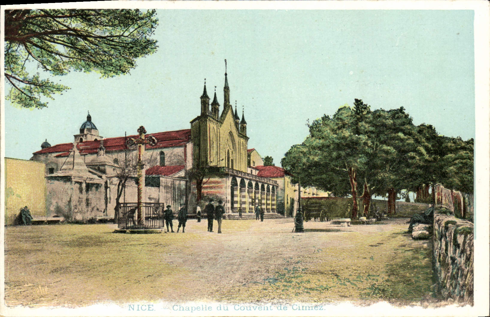 Cámara acorazada de la POSTAL de la VENDIMIA Niza del convento de Cimiez