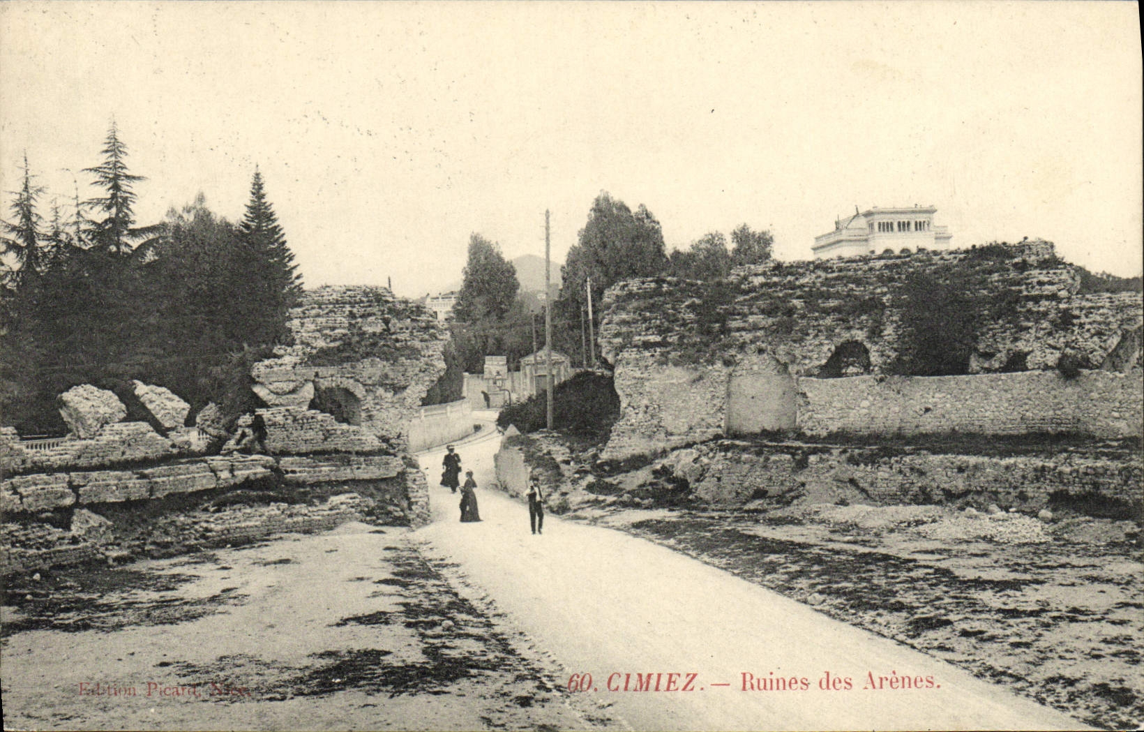 CPA Cimiez Ruines des Arenes