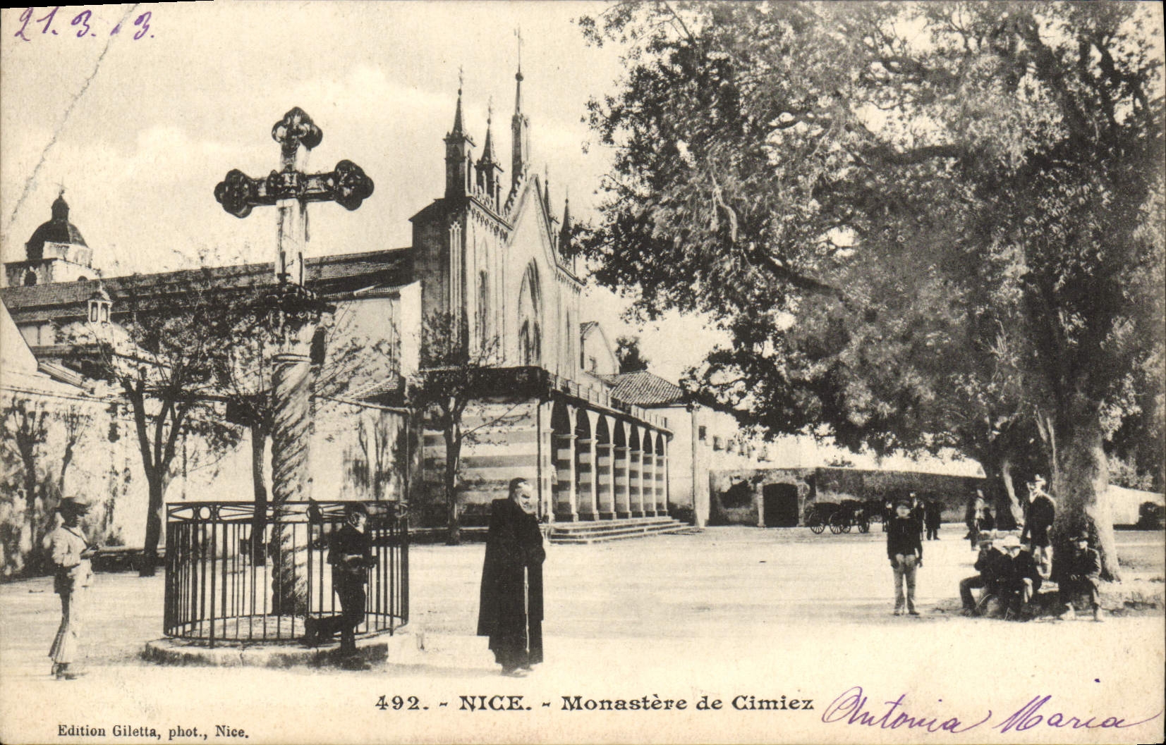 Monasterio de la POSTAL de la VENDIMIA Niza de Cimiez