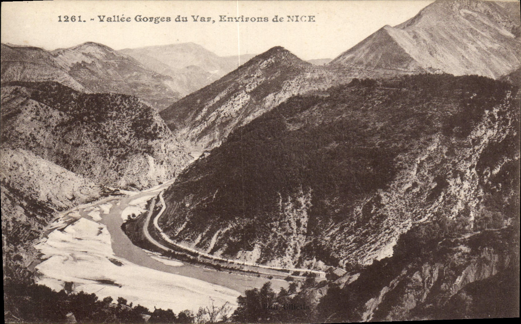 CPA Valle Gorges du Var Environs de Nice 