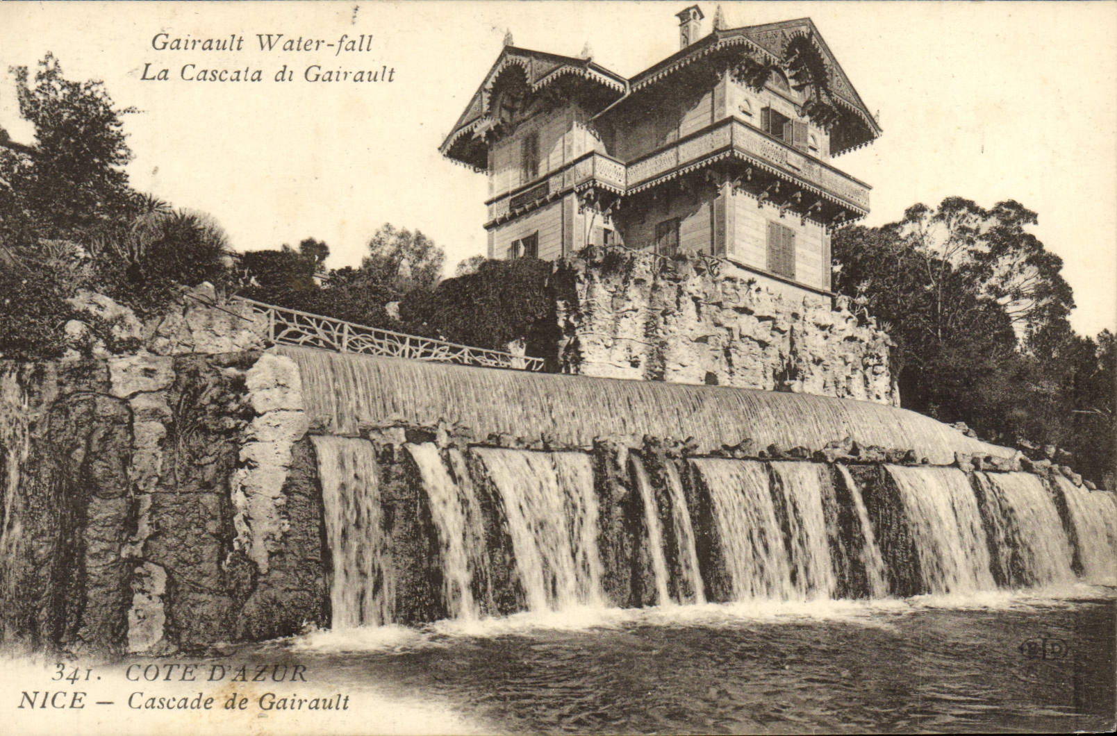 CPA Nice Cascade de Gairant