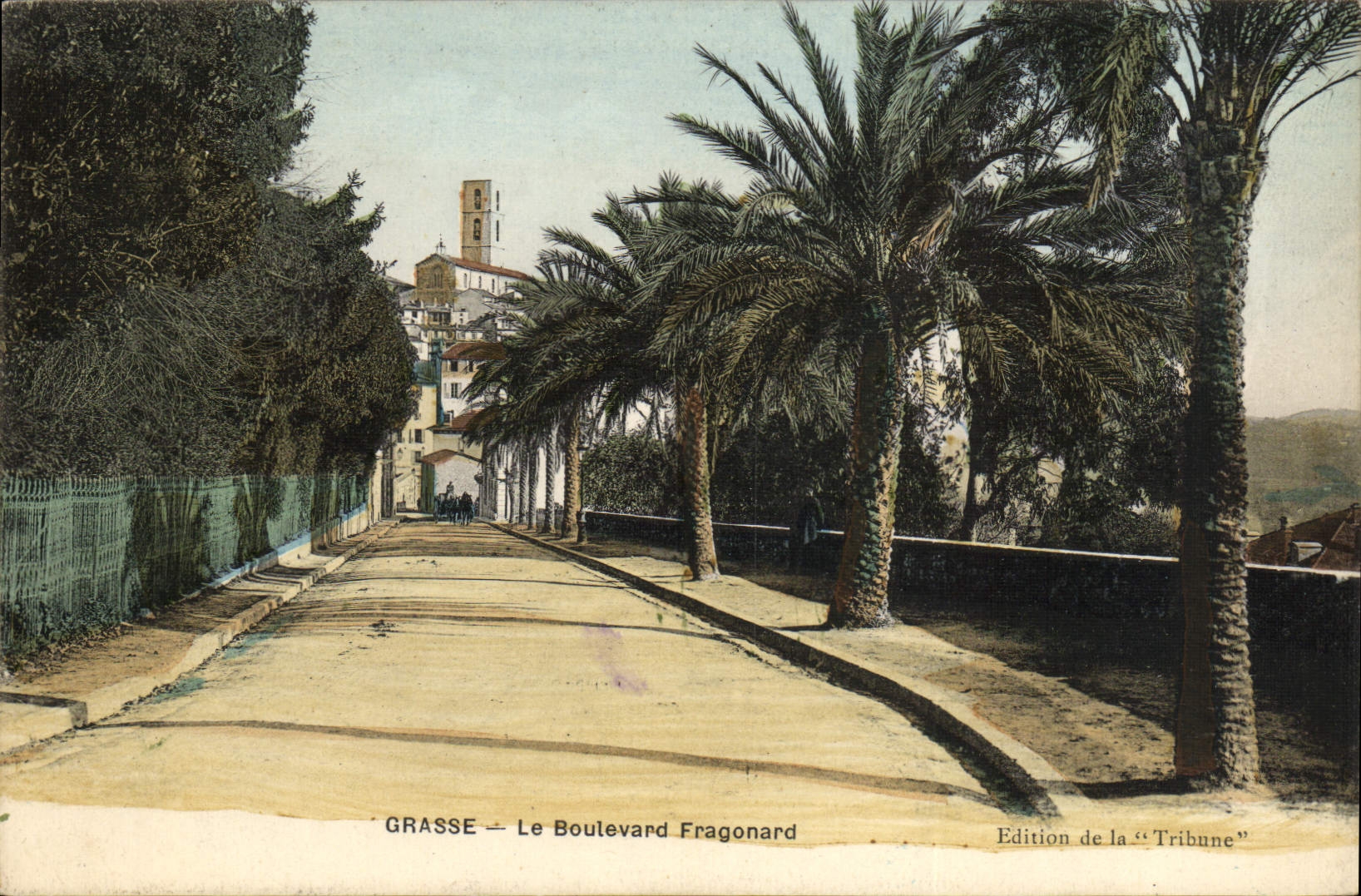 CPA Grasse Le Boulevard Fragonard 