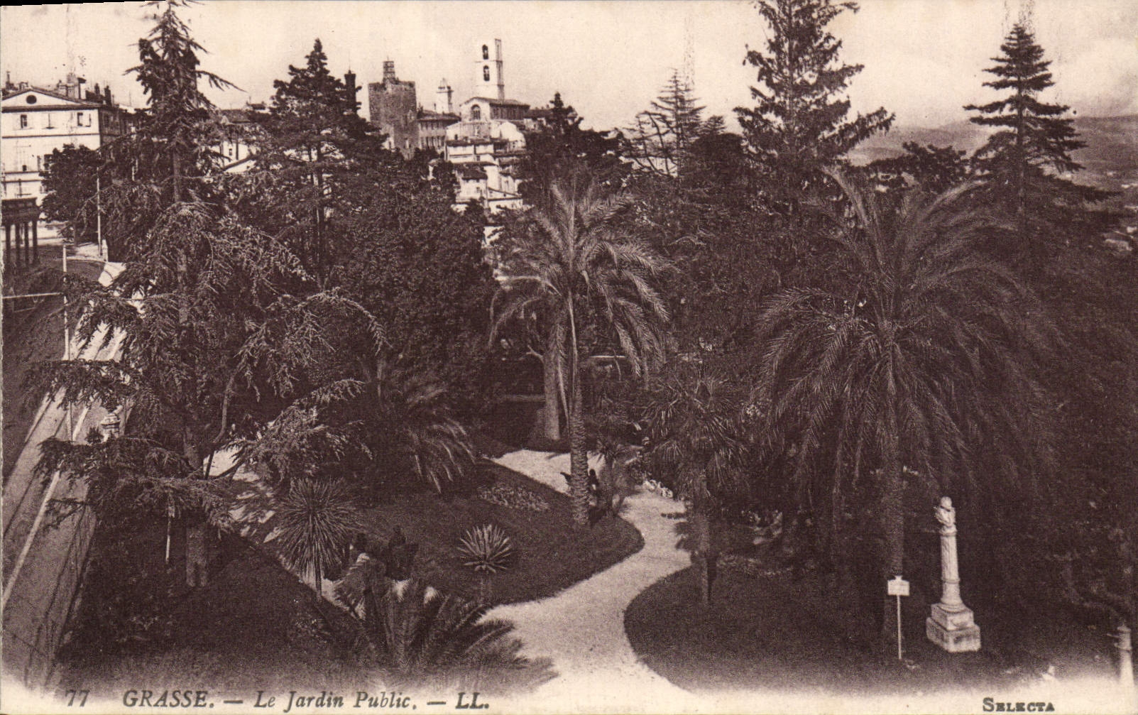 CPA Grasse Le Jardin Public 