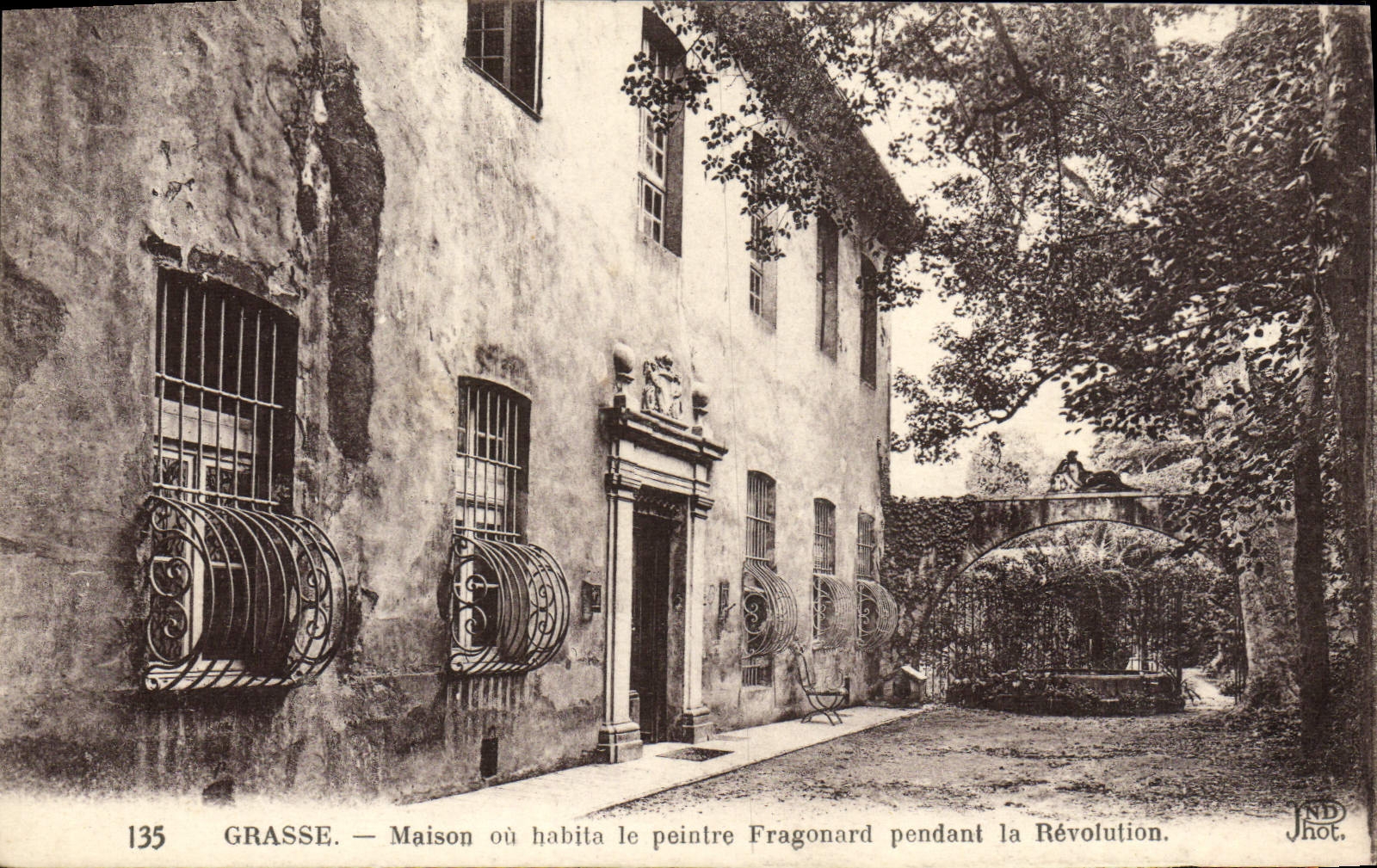 CPA Grasse Maison au habita le peintre Fragonard Pendant la Revolution