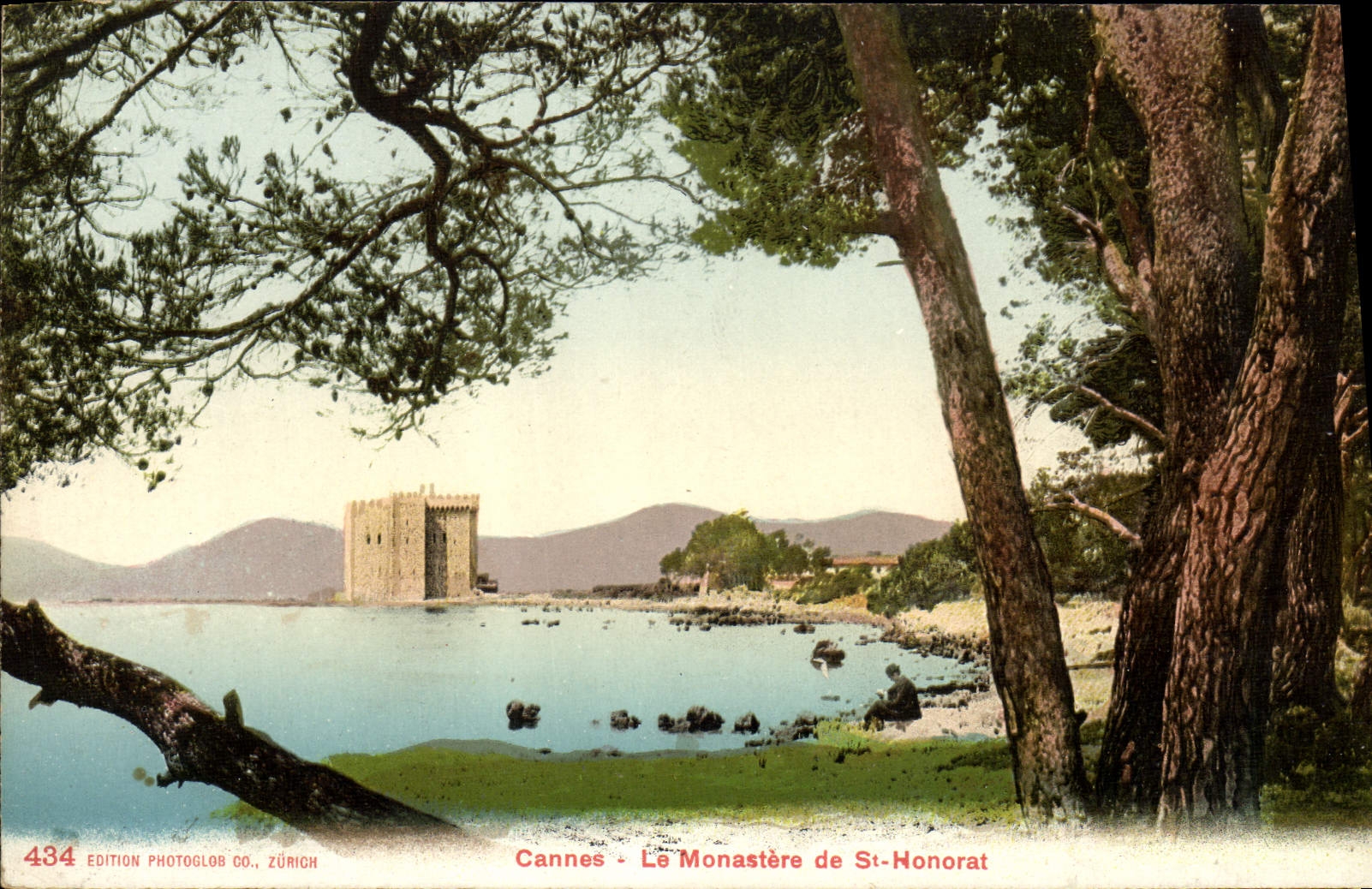 CPA Cannes Le Monastere de St Honorat