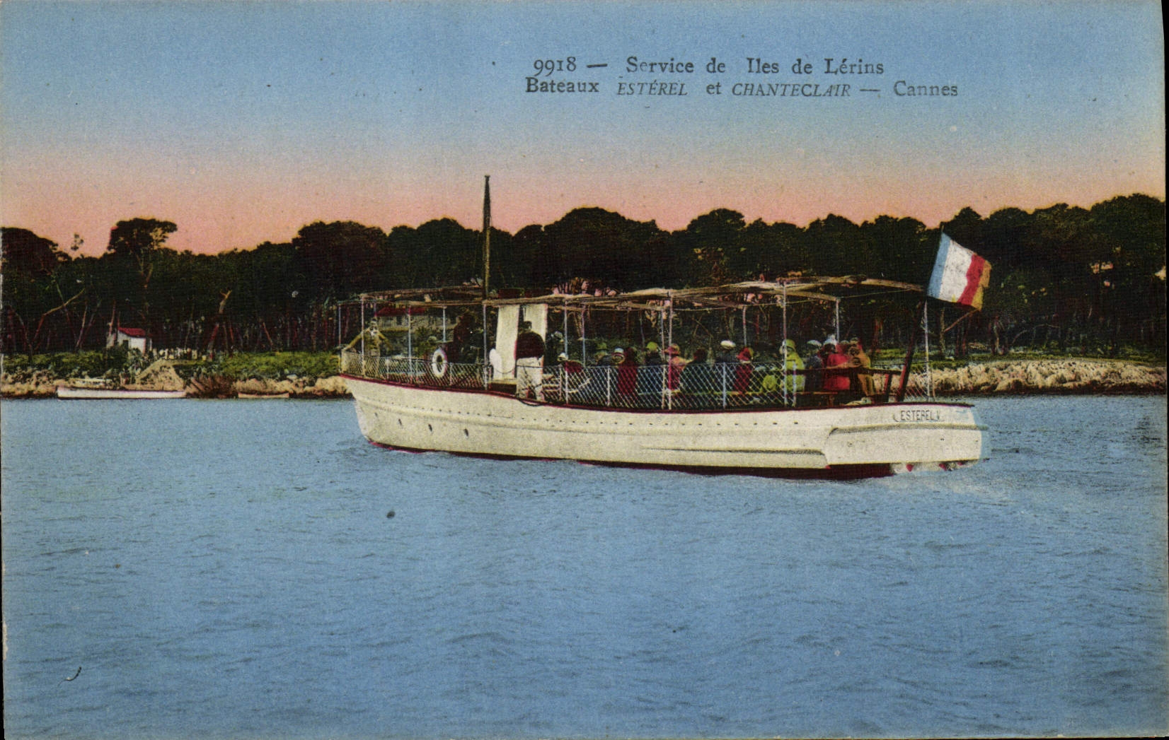CPA Bateaux Esterel et Chanteclair Cannes Bateau