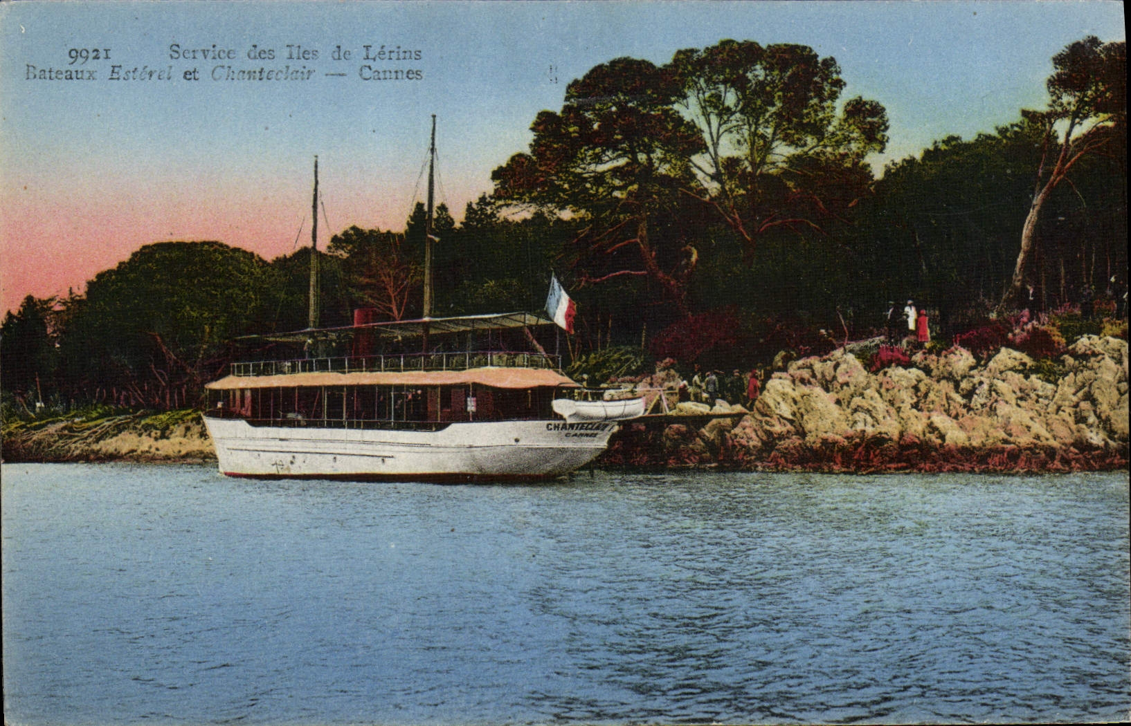 CPA Bateaux Esterel et Chanteclair Cannes Bateau