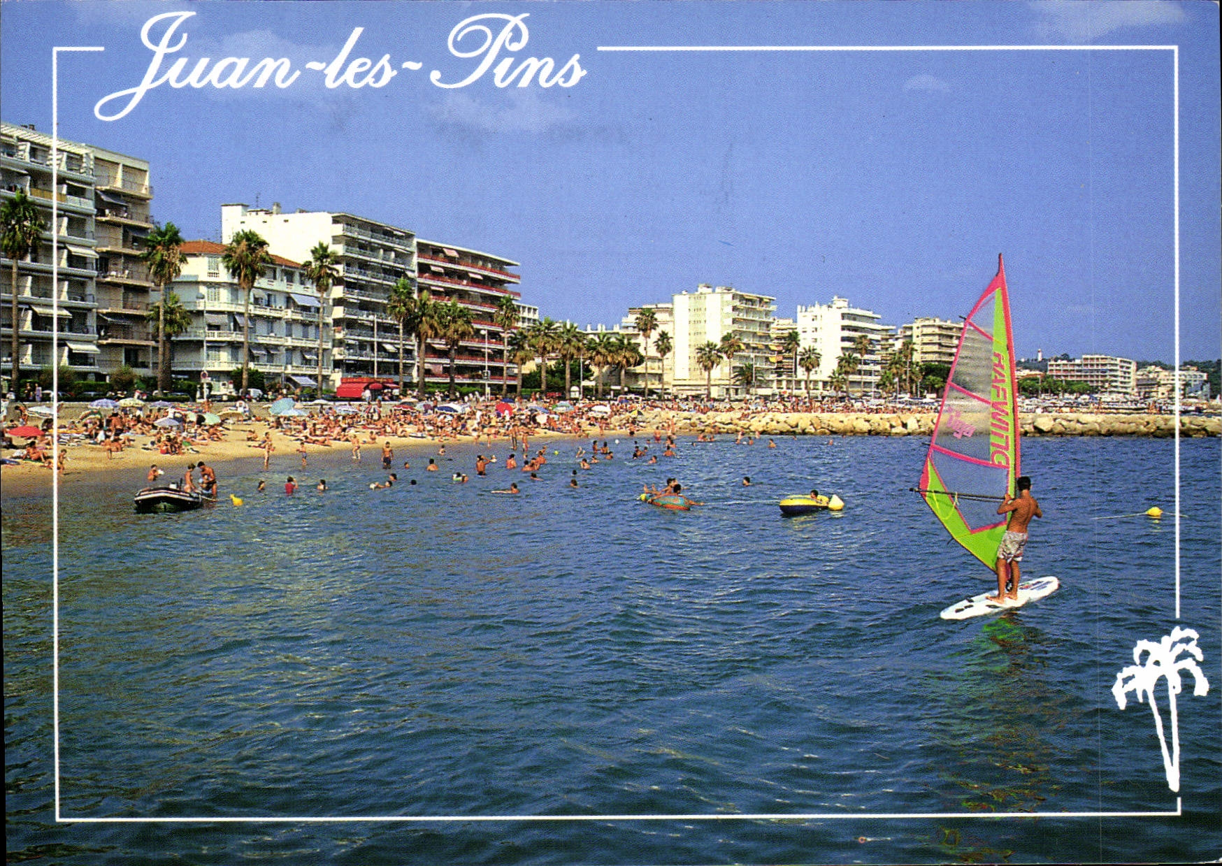CPM Juan les Pins Vue generale La plage 