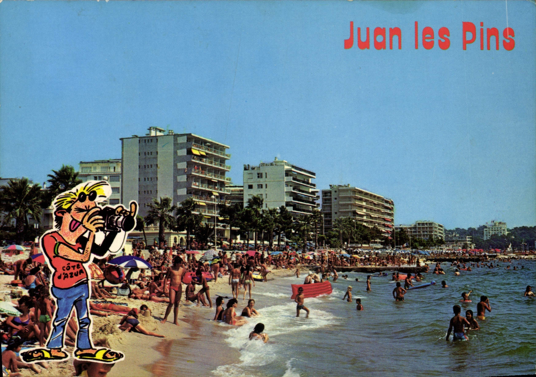 CPM Juan les Pins Les plages 