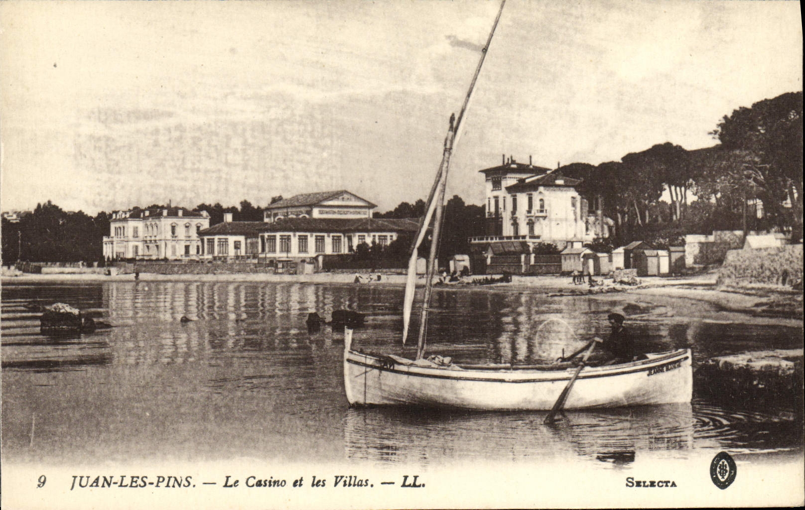 CPA Juan les Pins Le Casino et les Villas 