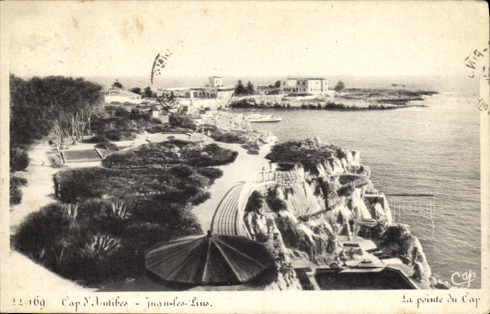 CPA Juan les Pins Cap d'Antibes La pointe du Cap