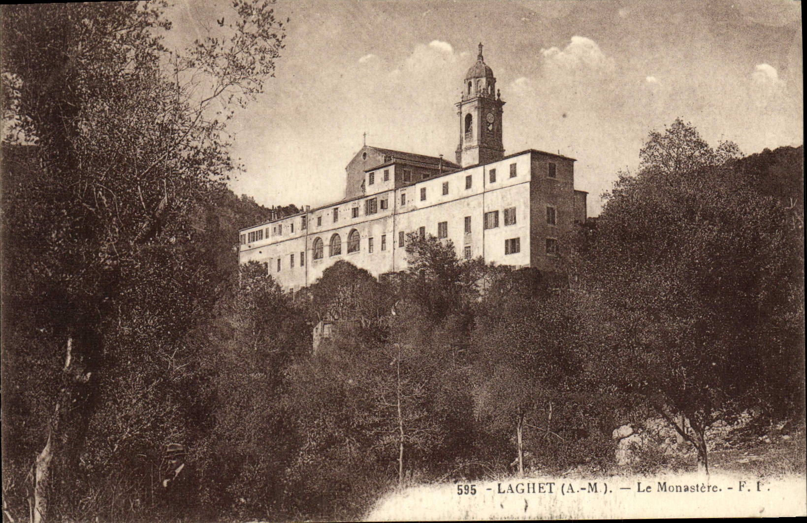 CPA Laghet Le Monastere 