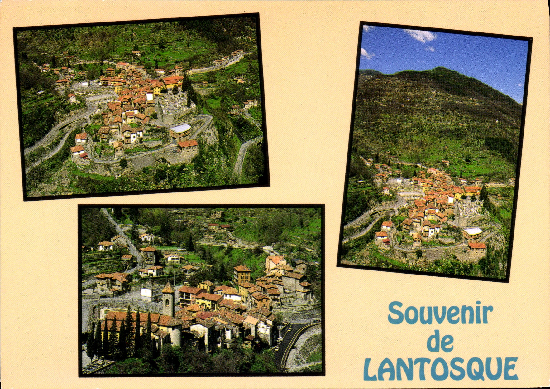 MODERN CARD To remember of Lantosque