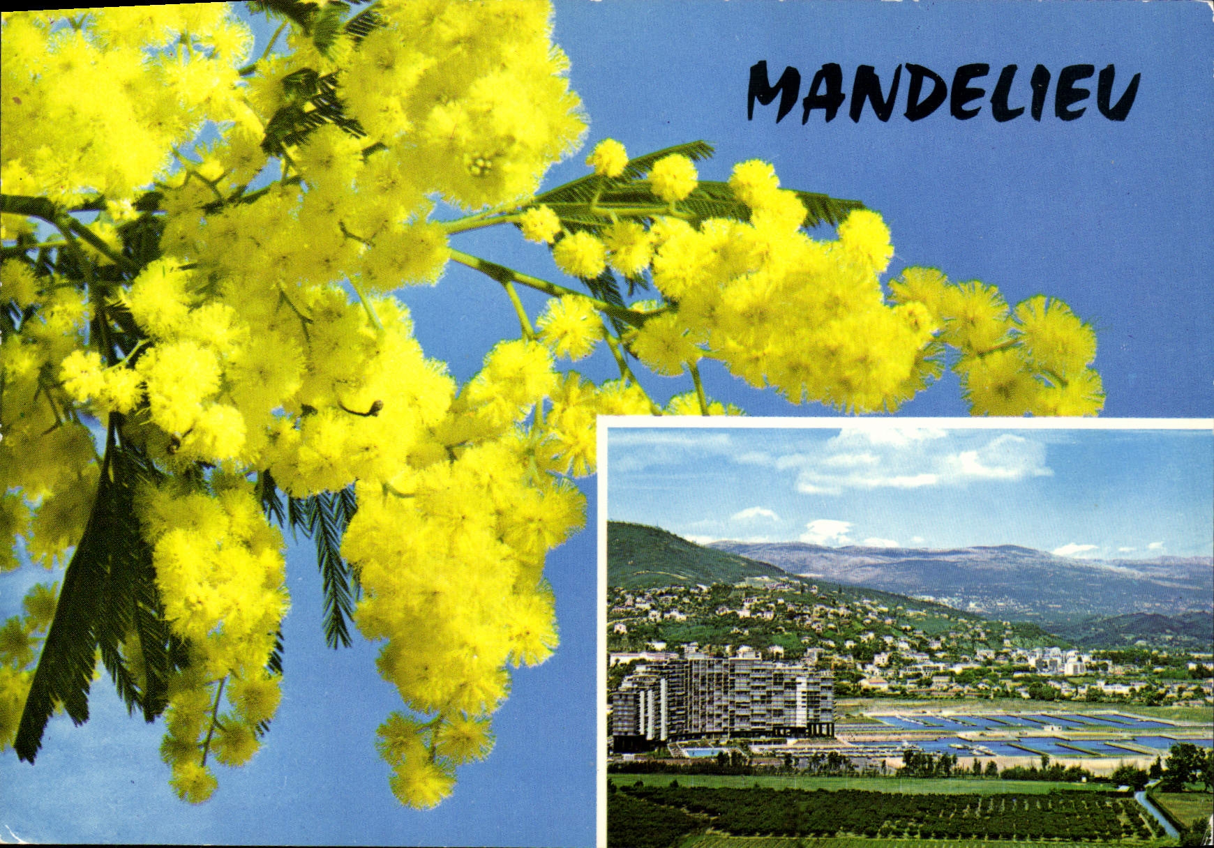 POSTAL MODERNA Mandelieu dimensiona azul