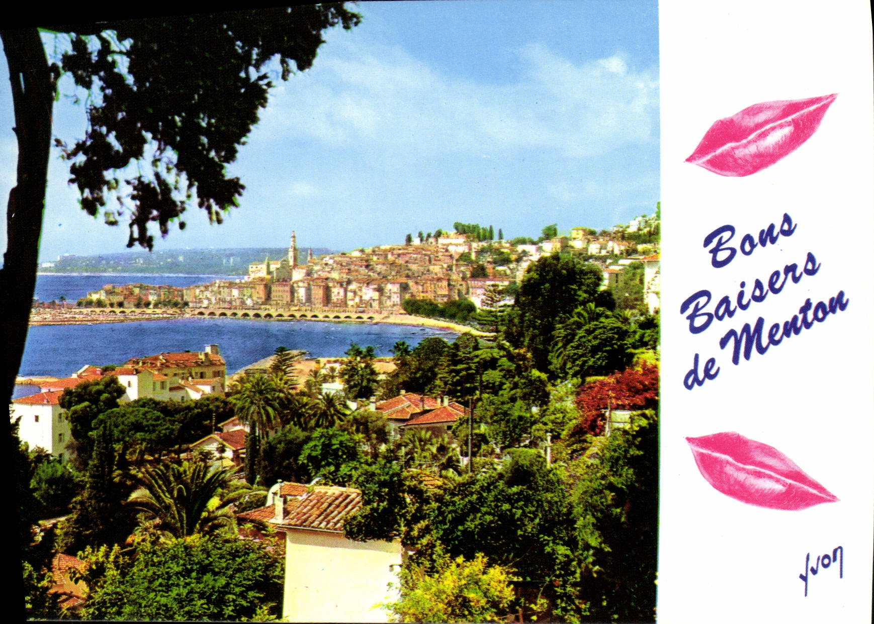 CPM Menton Cote D'Azur Souvenir de Menton