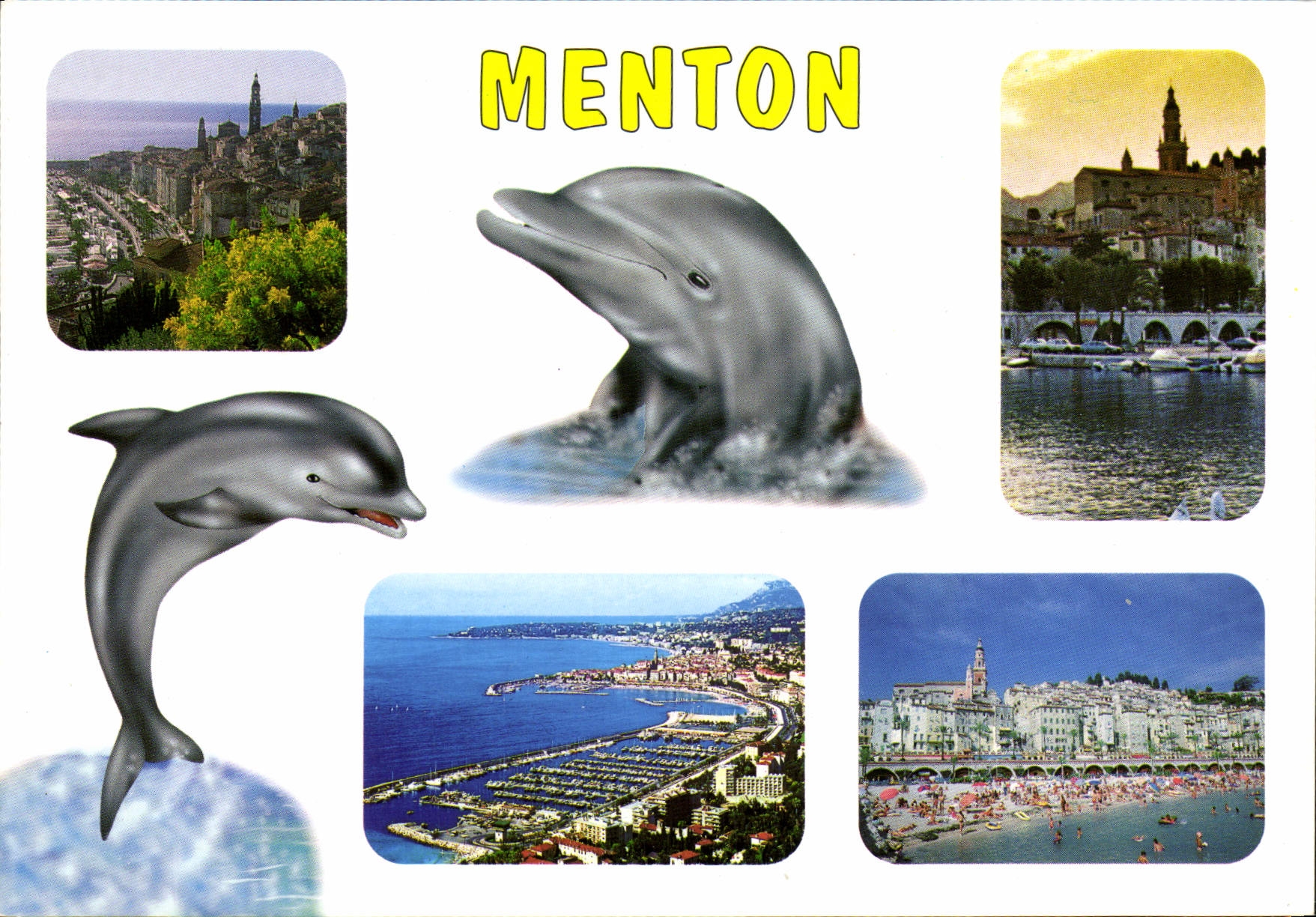 CPM Menton Cote d'Azur Dauphin