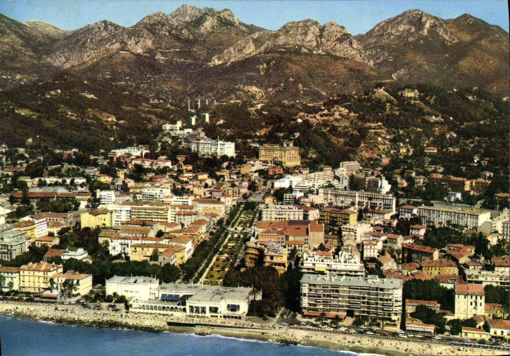 CPM Menton Perle de France Le casino et les jardins Boves