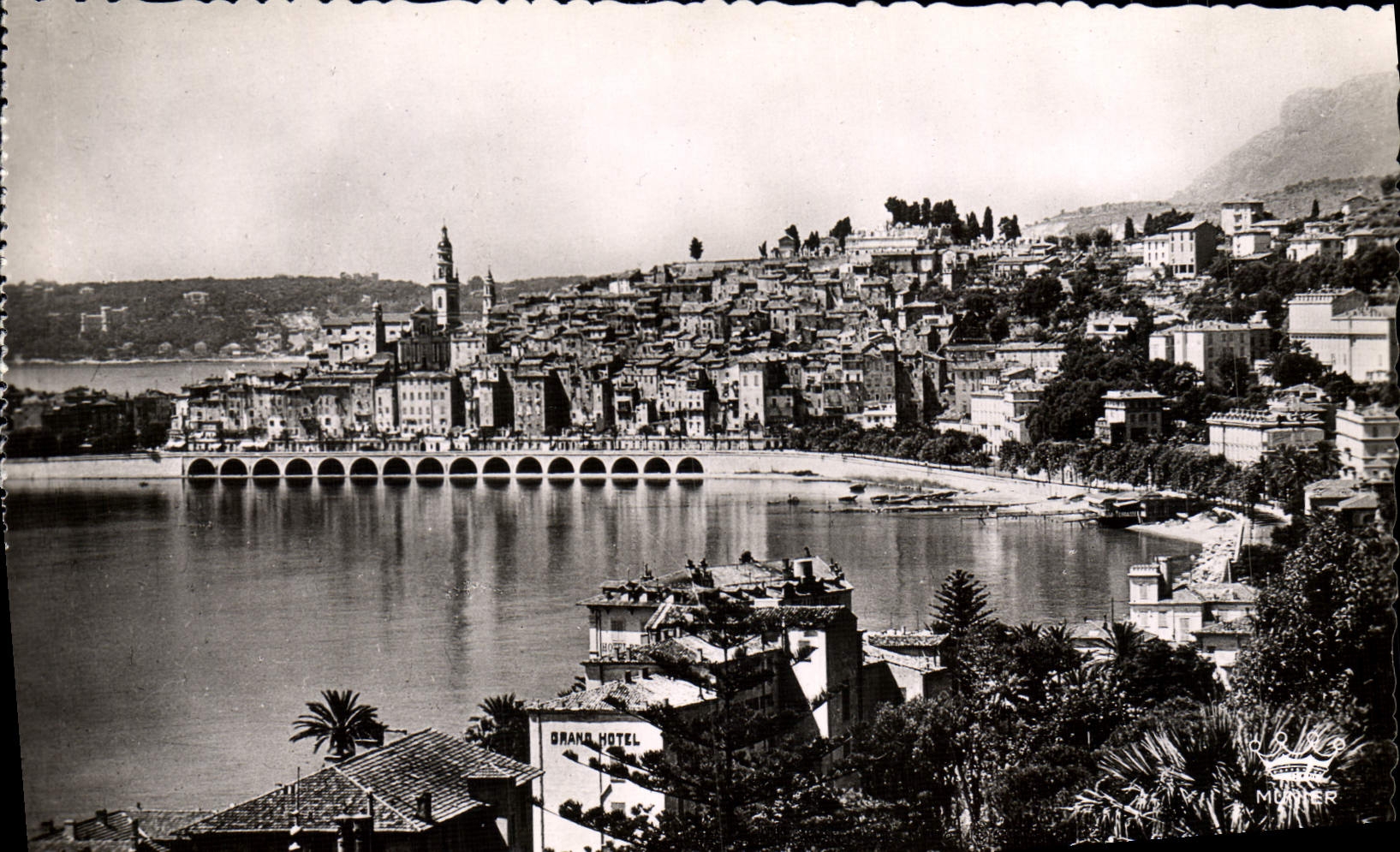 CPA Menton Vue Generale 