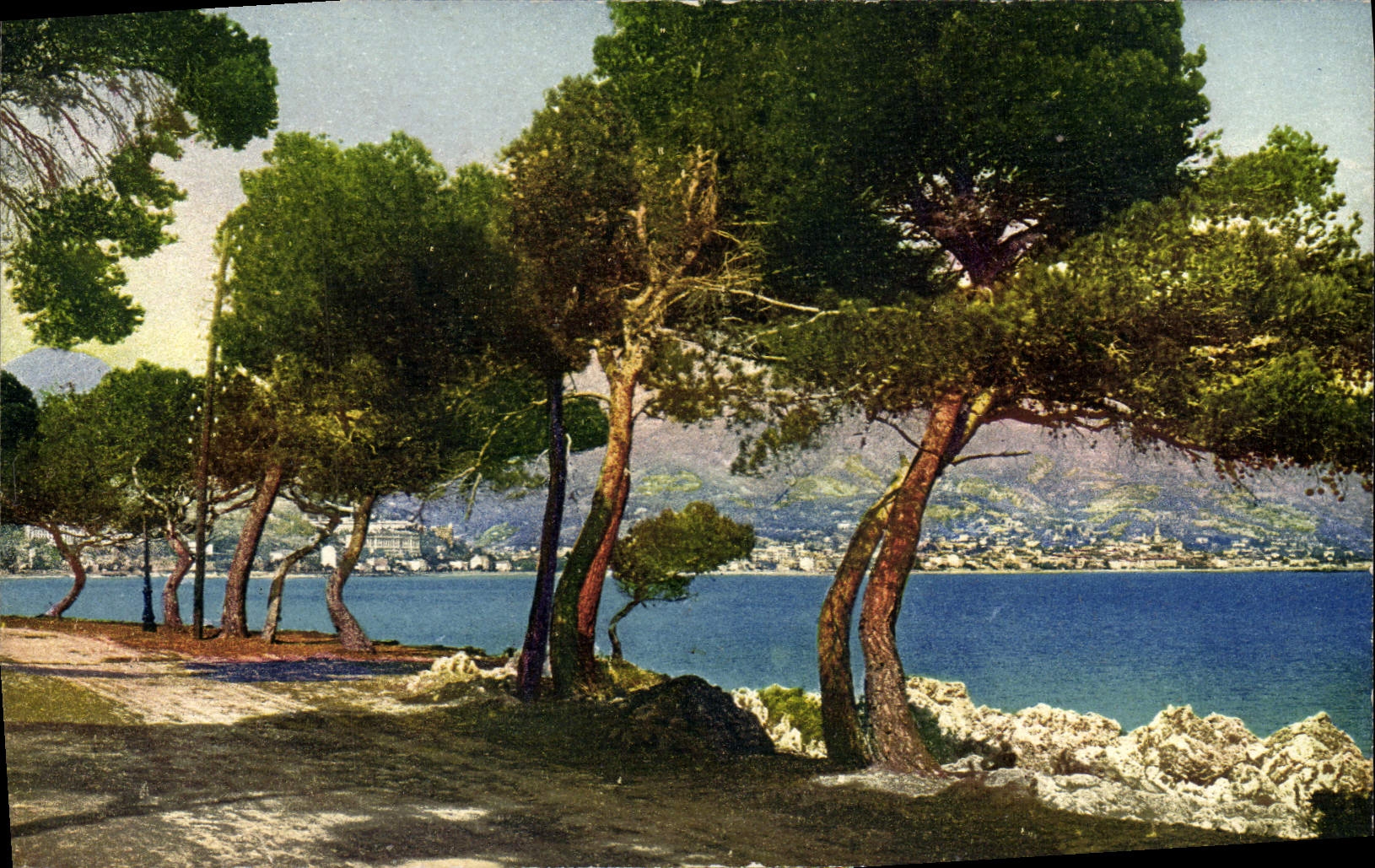 CPA Menton Vue Prise Du Cap Martin