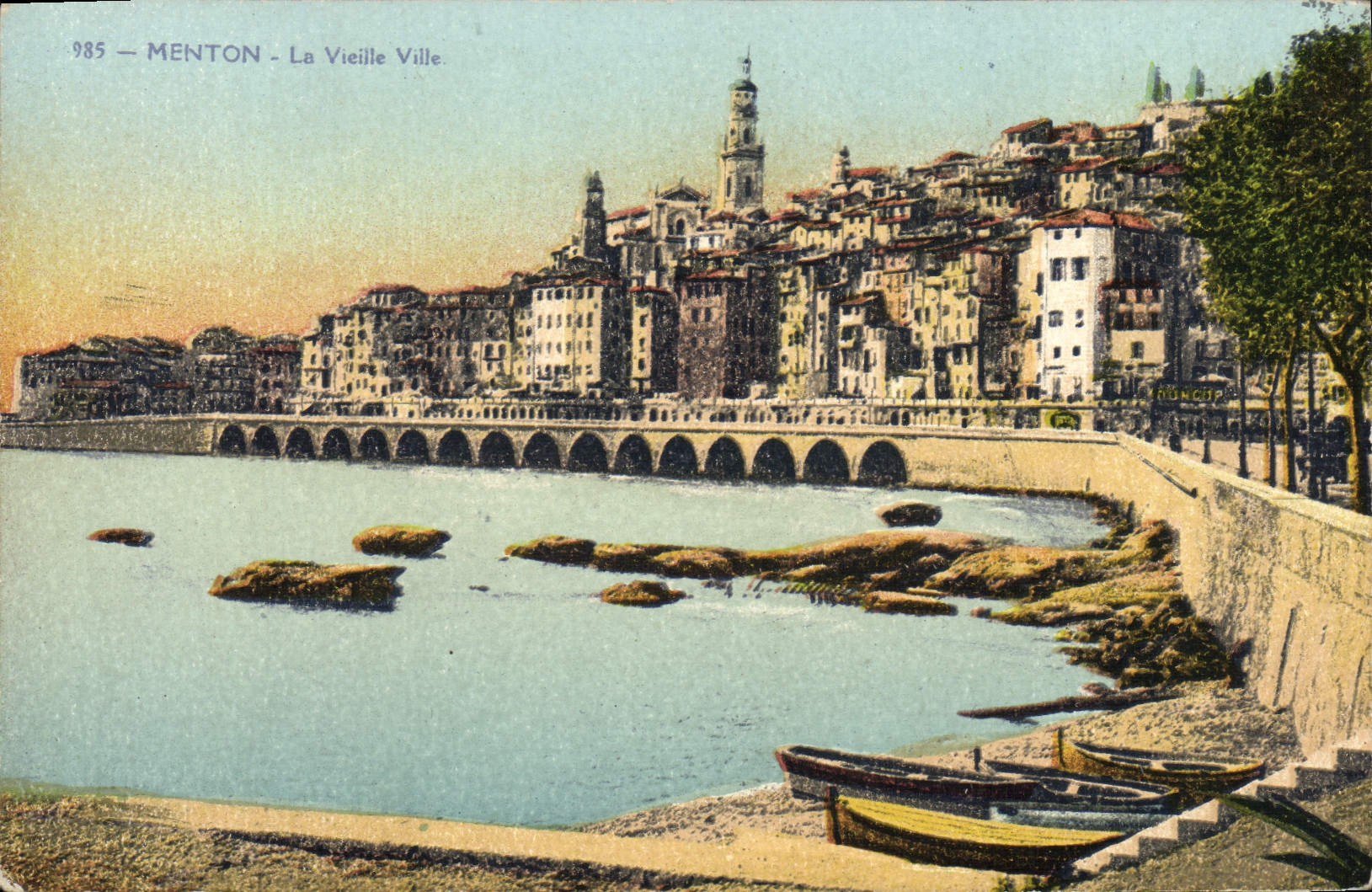 CPA Menton La Vieille Ville