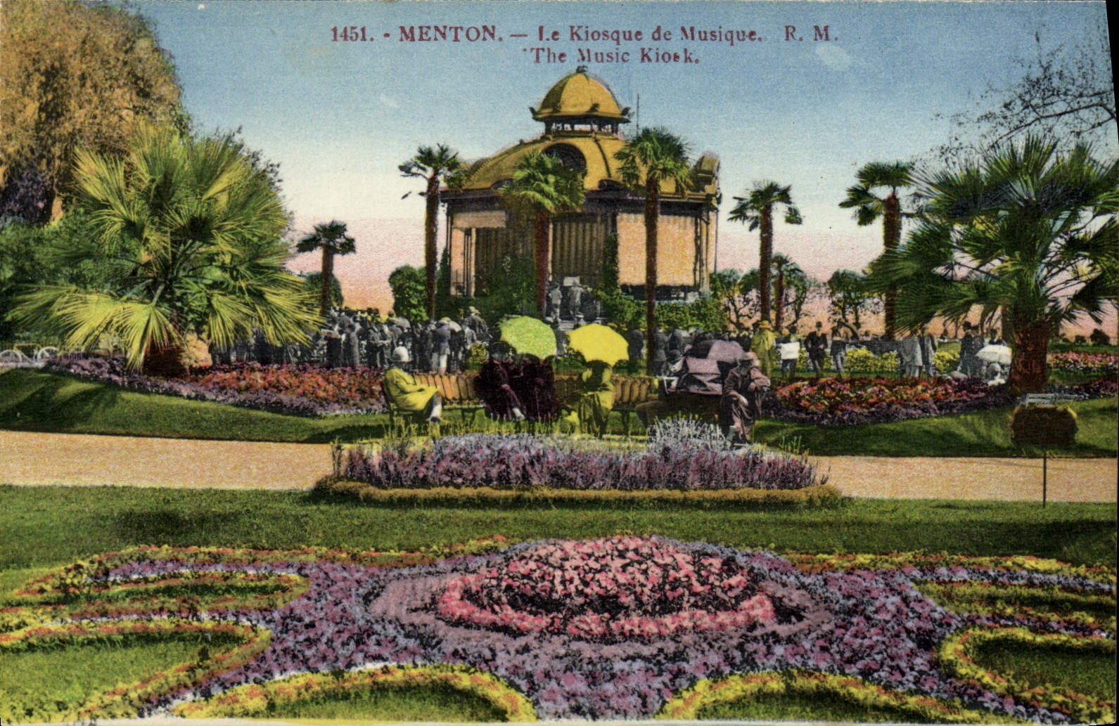 CPA Menton Le Kiosque de Musique