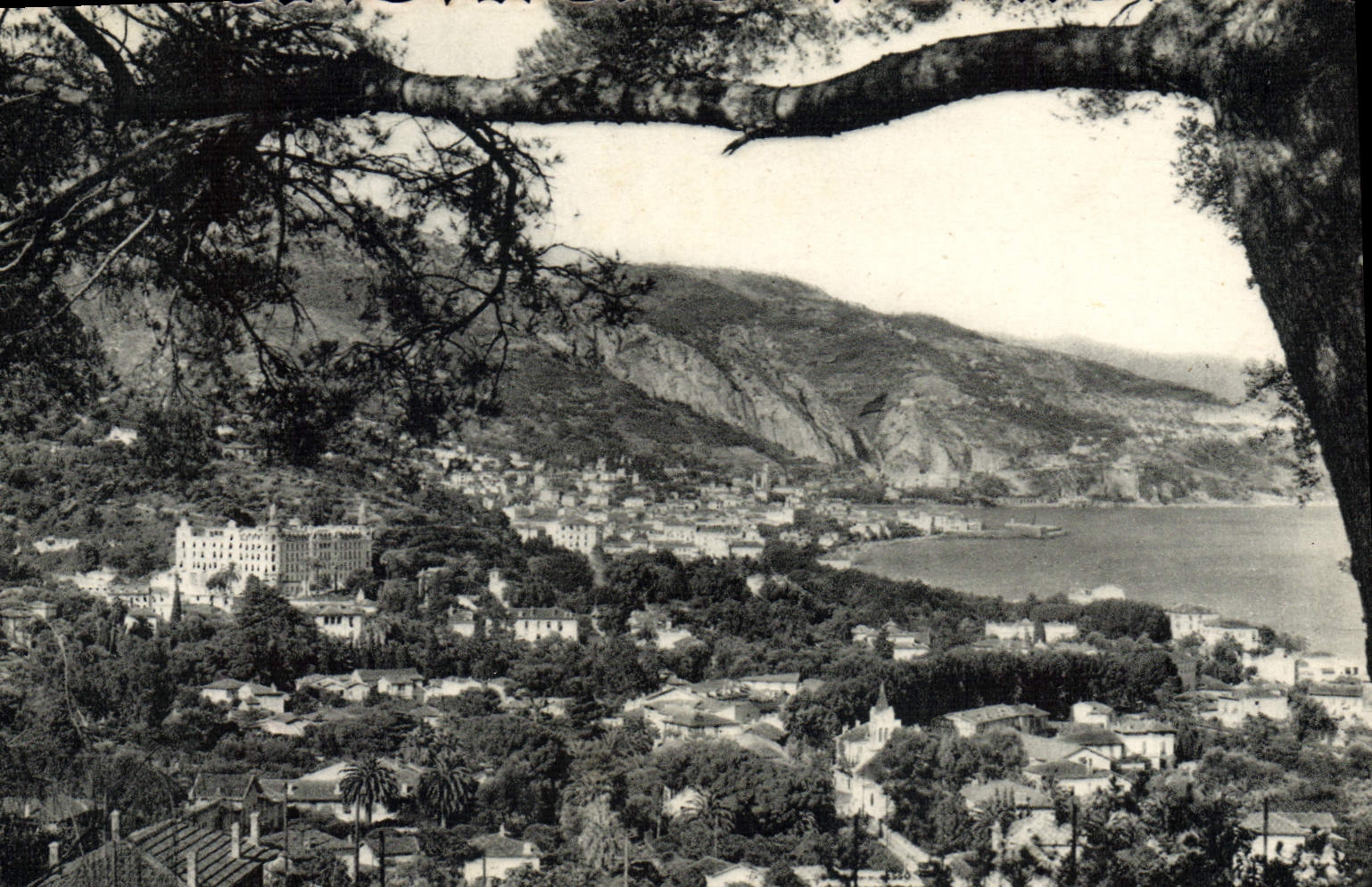 CPA Menton Vue Generale