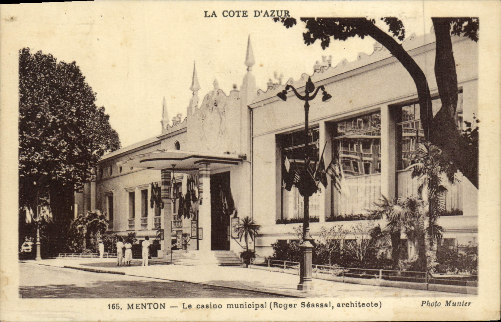 CPA Menton Le Casino Municipal