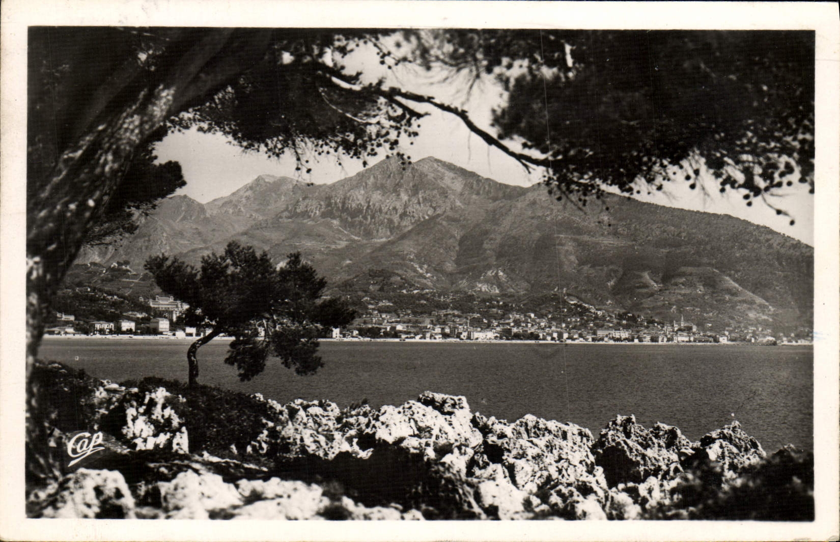 CPA Cap Martin Pänorama sur Menton 