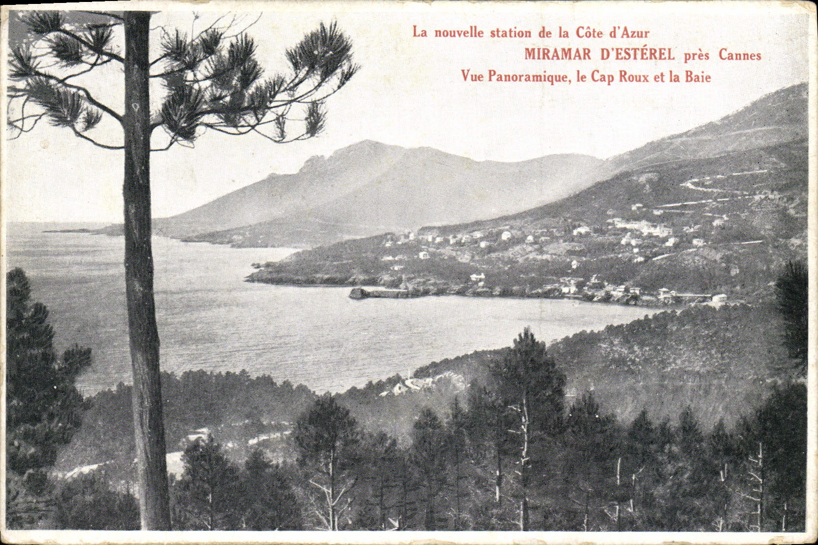 CPA Miramar D'Esterel Pres Cannes Vue panoramique Le Cap Roux et la baie