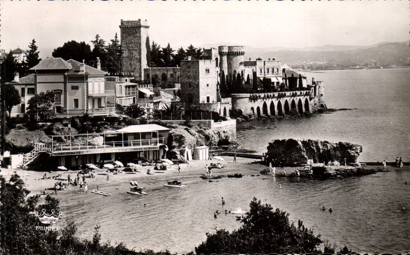 POSTAL MODERNA Napoule la playa