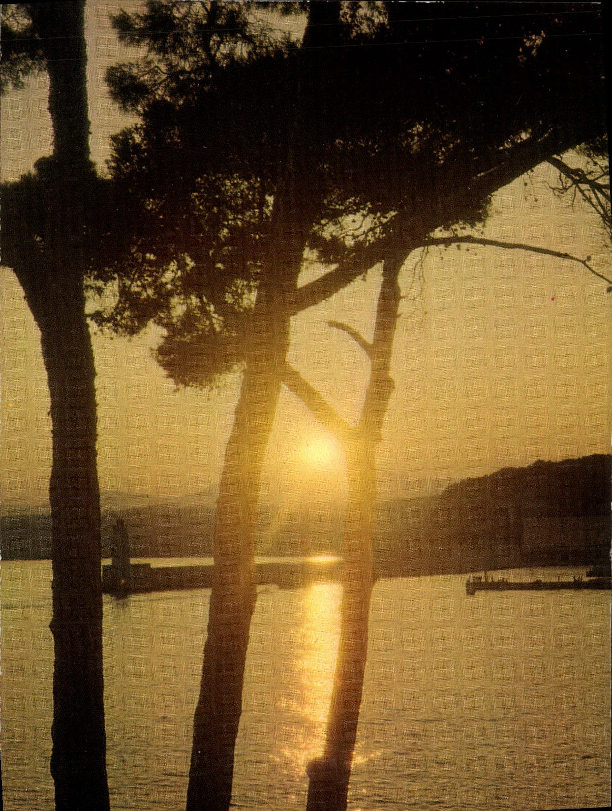 MODERN CARD Nice the Dimension Of Azure Sunset on the wearing of Nice