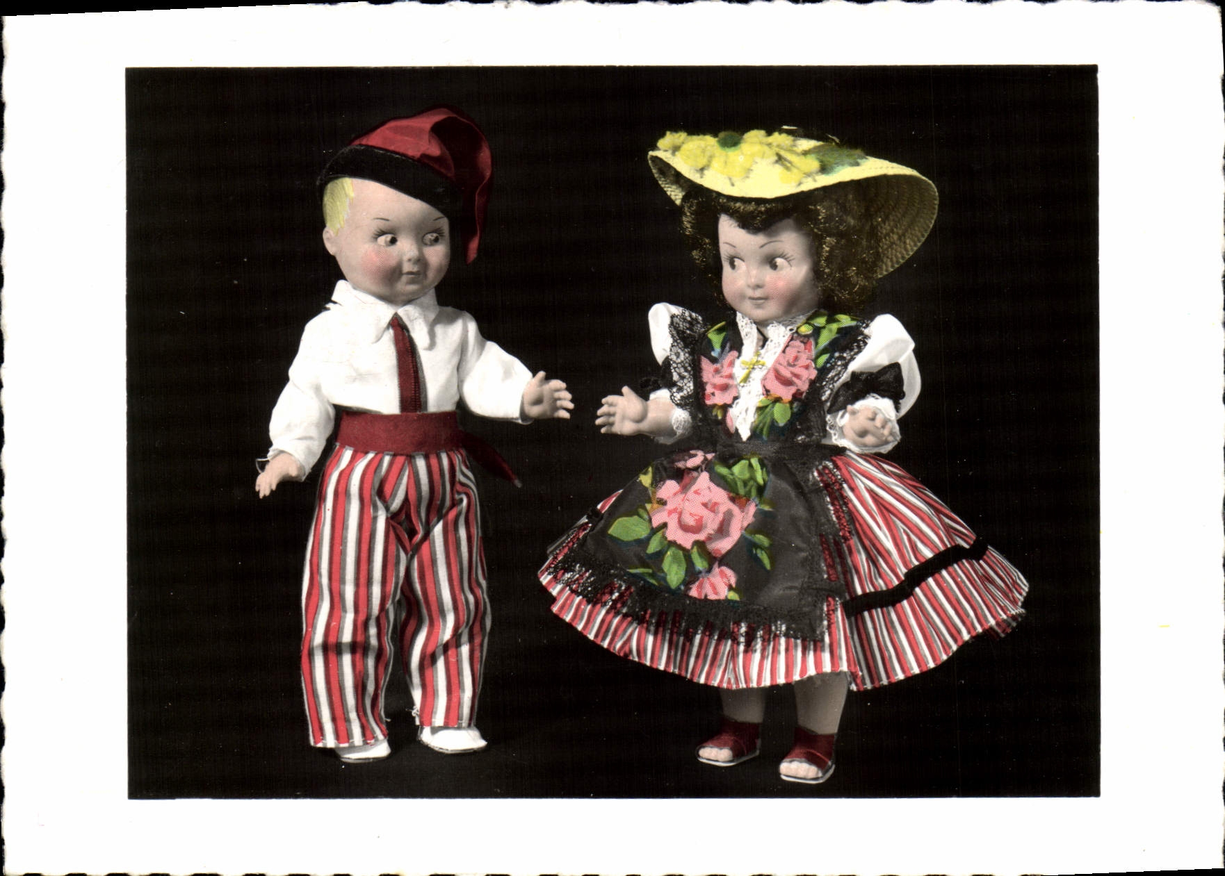 MODERN CARD Nice Babies in-arms Of the Provinces Nicois and Nicoise Folklore