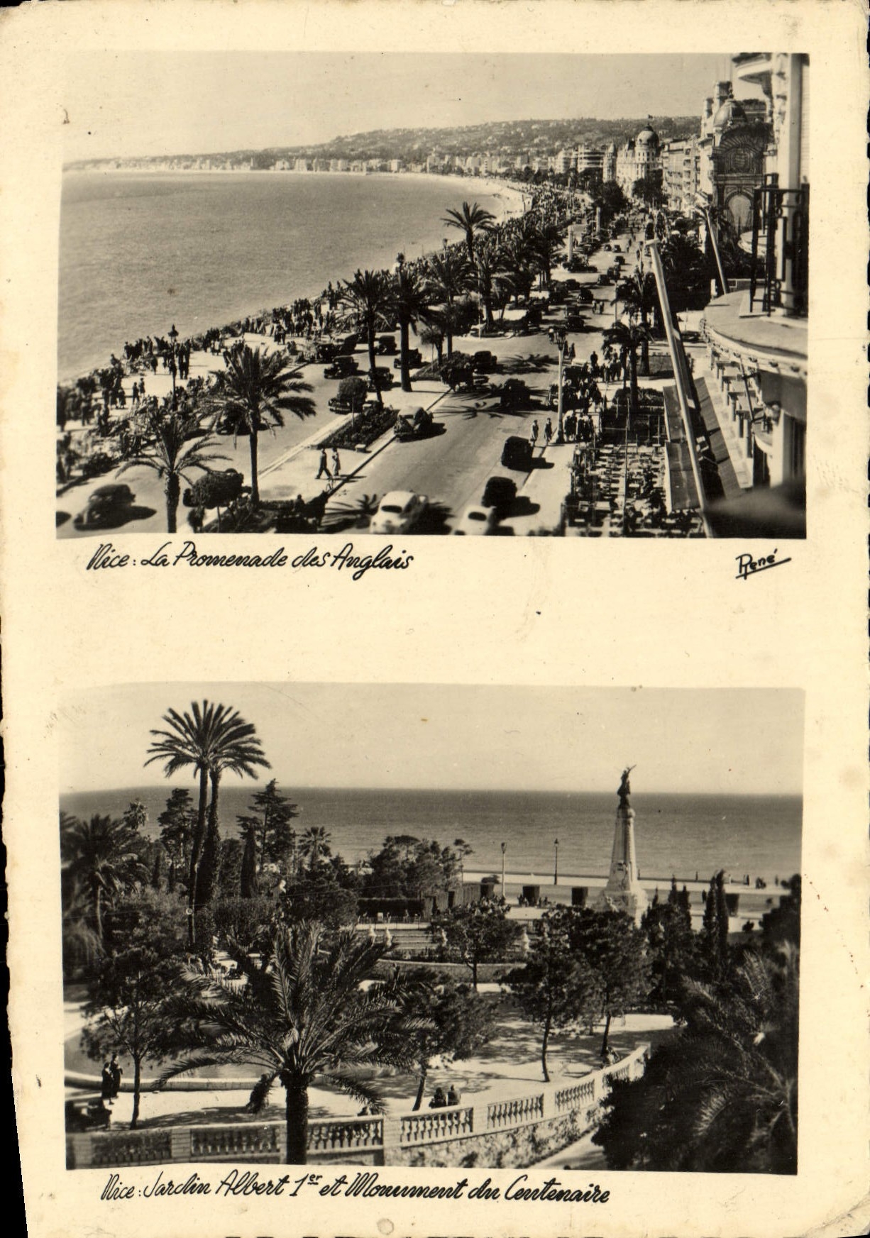 CPM Nice Jardin Albert 1er et le Casino Municlpal