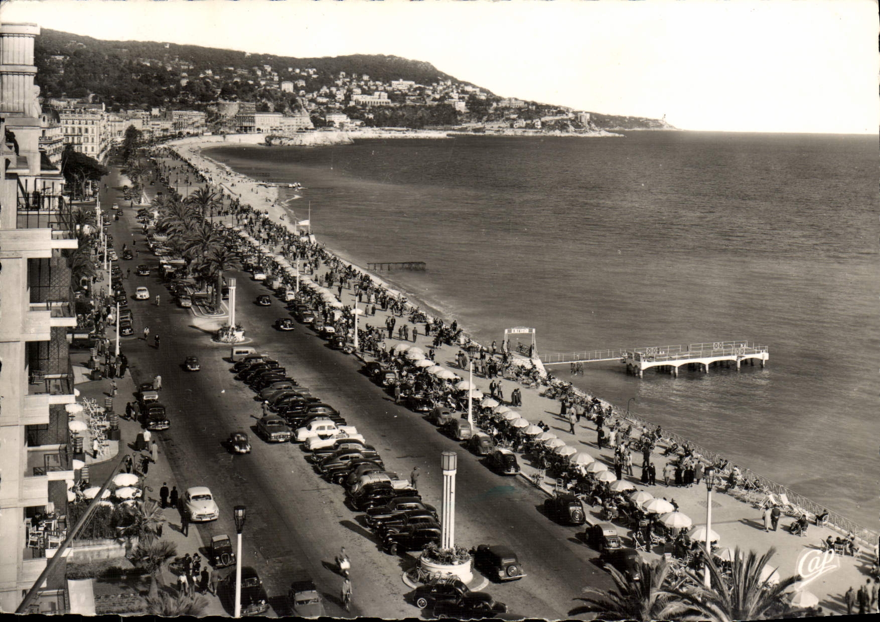 CPA Nice La Promenade Des Anglais