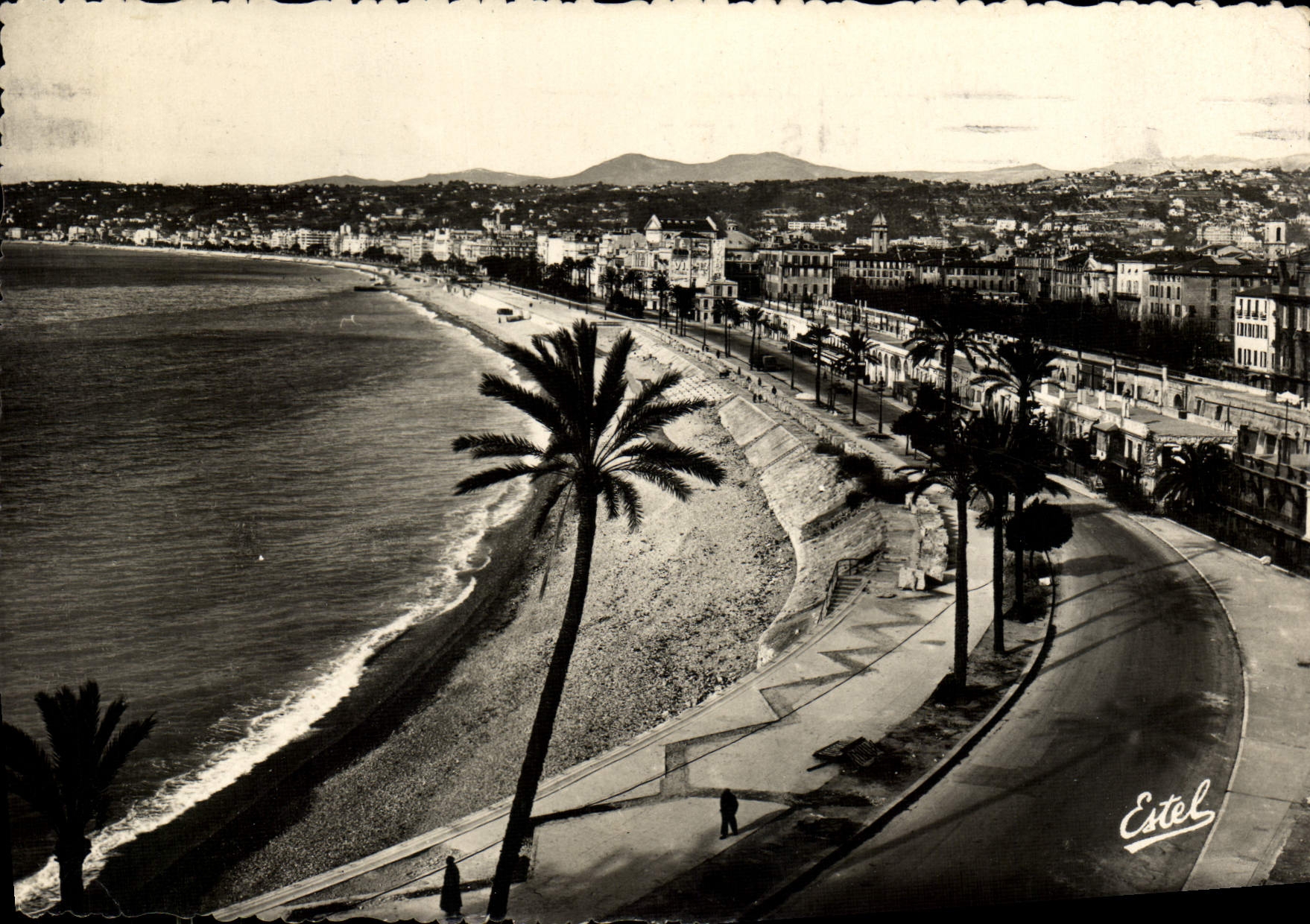 CPA Nice La Promenade Des Anglais