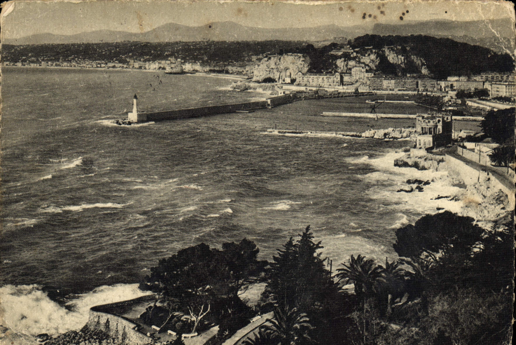 CPA Nice Vue Prise du Mont Boron