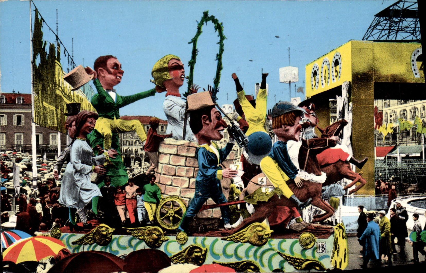 VINTAGE POSTCARD Nice Carnival
