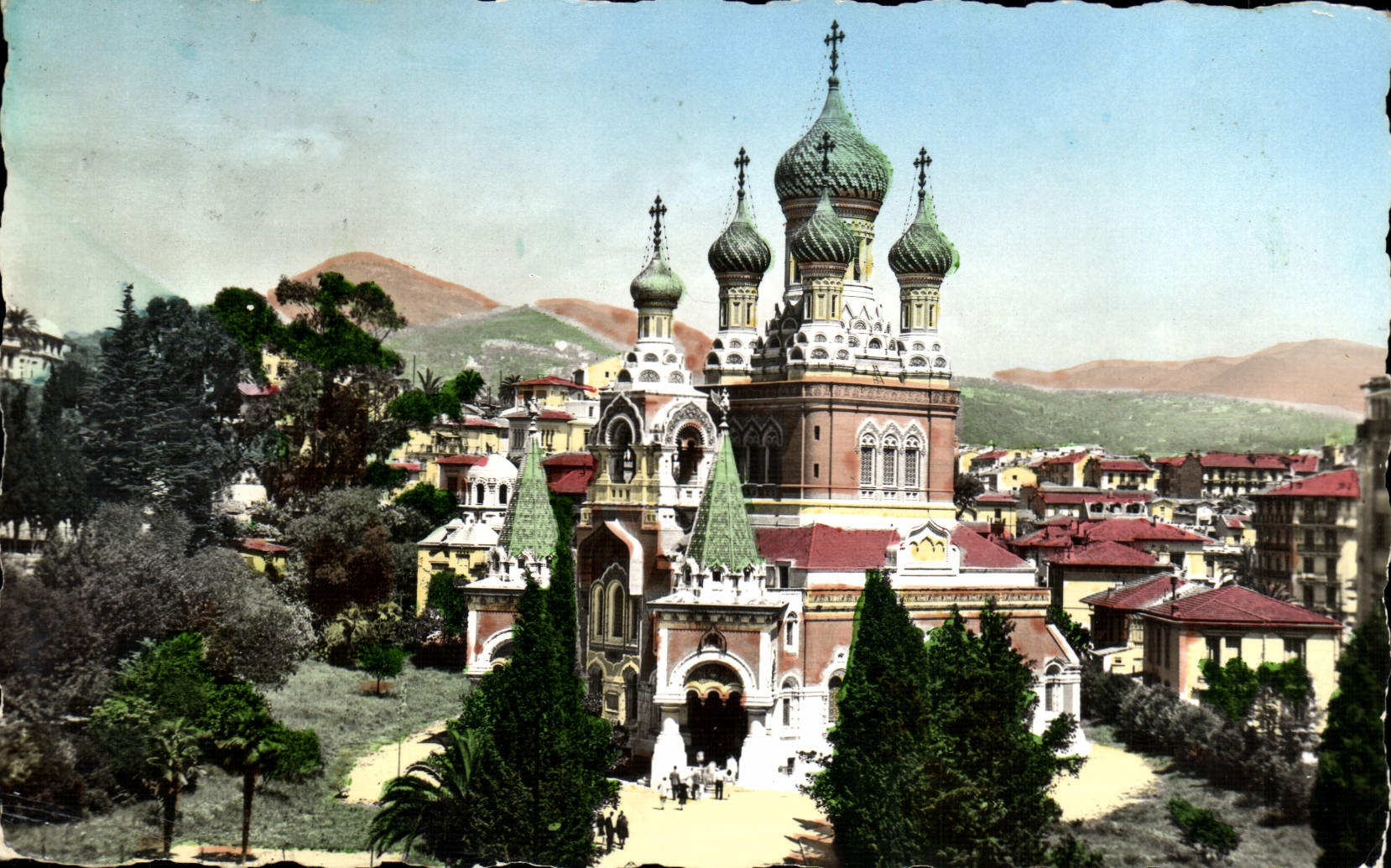 CPA Nice L'Eglise Russe Russie Russia